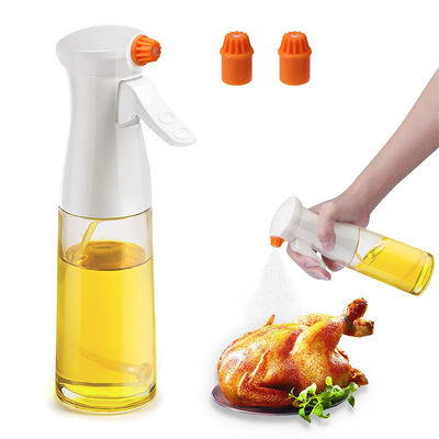 Özel Logo Mutfak için 200ml Gıda Derecesi Cam Yağ Spray Şişesi Zeytinyağı dağıtıcısı