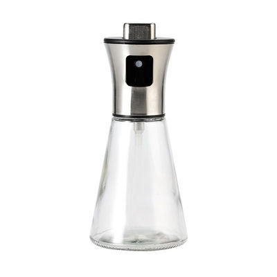 Yemek ve açık hava etkinlikleri için 200 ml kapasiteli paslanmaz çelik yağ püskürtme şişesi