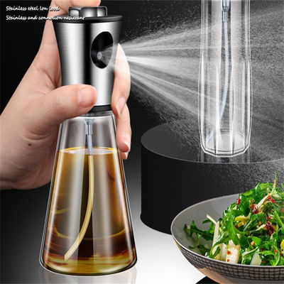 Yemek ve açık hava etkinlikleri için 200 ml kapasiteli paslanmaz çelik yağ püskürtme şişesi