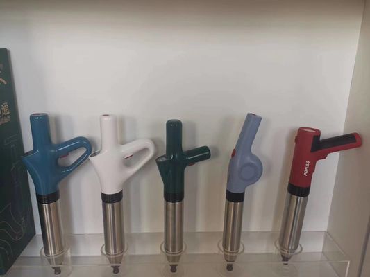 Doldurulmuş Tuvalet Plunger Hava Basıncı Tüpürme Hava tabancası Dökülmemiş tuvaletler için drenaj blaster