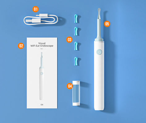 3.9mm HD Dijital WiFi Kulak Otoskobu AI Yönlendirme Fonksiyonu ve WiFi Bağlantısı ile