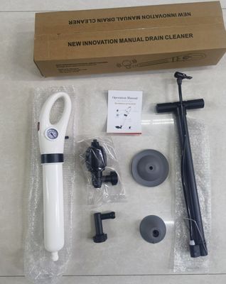 Yüksek basınçlı tuvalet süpürgesi ve lavabo borusu kazı için ABS kauçuk drenaj blaster tabancası