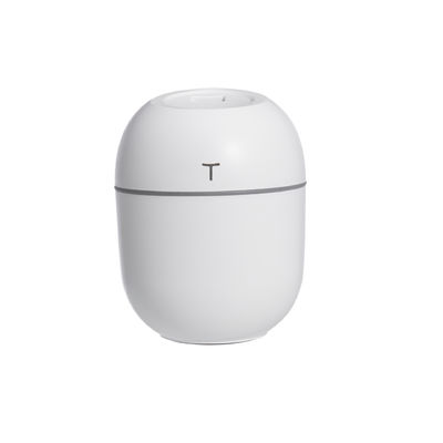 LED gece lambası ve aroma difüzörü ile mini taşınabilir ultrasonik hava nemlendiricisi pembe