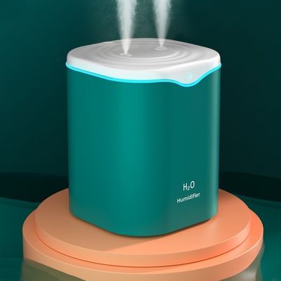 Otel Aromaterapi USB Araç Ofis Ev Esanslı Yağı için Çift Nozzle Hava Nemlendiricisi