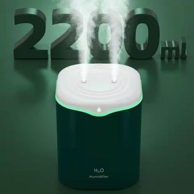 Otel Aromaterapi USB Araç Ofis Ev Esanslı Yağı için Çift Nozzle Hava Nemlendiricisi