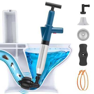 1 kg ABS Kauçuk Yüksek Basınçlı Tuvalet Plunger Kova Çekicisi Kanalizasyon borusu Kova Çekicisi