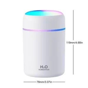Müşteri Logo Mini Ultrasonik Atomizer USB Ev Otel Araba Okulu için Hava Nemlendiricisi
