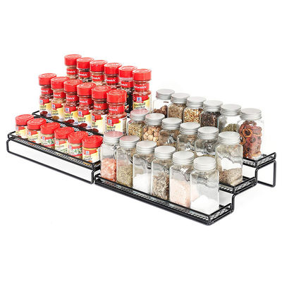 Durma Tipi Mutfak Banyo Oturma Odası Masaüstü 3 Katman Çekici Baharat Rack
