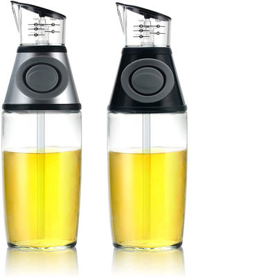 OEM ODM 500ml Zeytinyağı Cam Yemek Yağı dağıtıcısı Mutfak Yağı Şişesi dağıtıcı