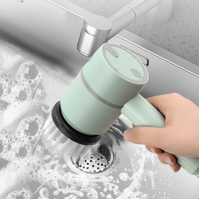 Elektrikli Lavabo Fırçası 6 in 1 Banyo ve Mutfak Temizliği El Fırçası