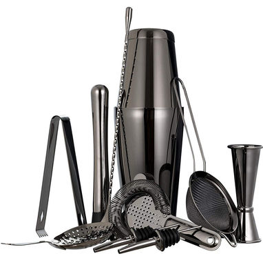 Klasik Tasarım 11 Parça Bartender Kit Kokteyl Sigarayı Yapım için 750ml/600ml