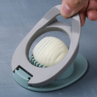 Kaynatılmış yumurta için paslanmaz çelik yumurta kesicisi el yapımı yumurta kesme tel 12*8.3*3.2cm