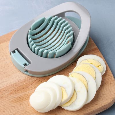 Kaynatılmış yumurta için paslanmaz çelik yumurta kesicisi el yapımı yumurta kesme tel 12*8.3*3.2cm