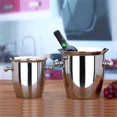 Kalınlaştırılmış Buz Kovası Avrupa tarzı üzüm şarabı için sürdürülebilir buz tanesi Otel KTV Bar