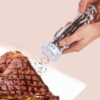 Meşgul profesyoneller için kullanışlı 60X221mm paslanmaz çelik tuz ve biber öğütücü