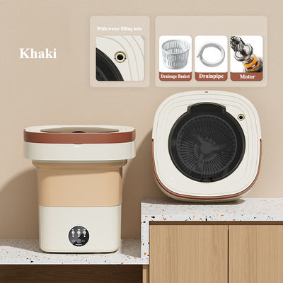 Özel Kalıp 1.8KG Mini Çamaşır Makinesi ve Kompakt Alanlar için Katlanabilir Döner Kurutucu