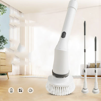 7 Değiştirilebilir fırça başları banyo mutfak zemini temizlemek için elektrikli spin scrubber
