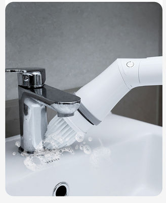 7 Değiştirilebilir fırça başları banyo mutfak zemini temizlemek için elektrikli spin scrubber