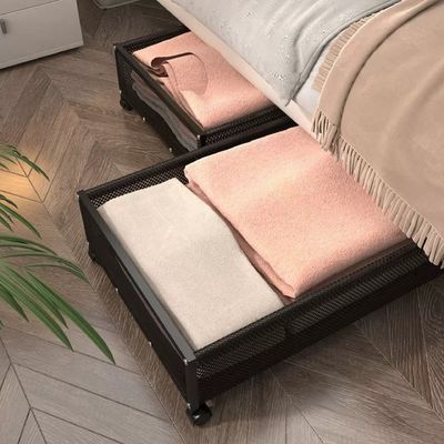 Giysi ve oyuncakları sıralamak için toz geçirmez depolu depolama rafı