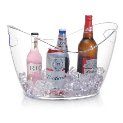 8L LED Akrilik Plastik Buz Kovası Parti Bar Kovası için Modern Tasarım Tarzı