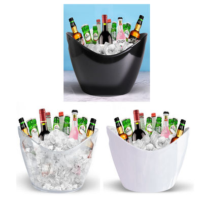 8L LED Akrilik Plastik Buz Kovası Parti Bar Kovası için Modern Tasarım Tarzı