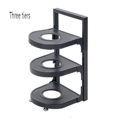 Düzenlenebilir Pot Rack Organizer 3 Katman Yapılandırılmış Logo ile Pot ve Pans Organizer