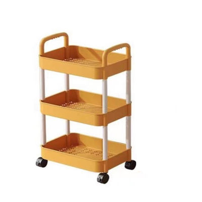 Mutfak ve banyo organizasyonu için 2 3 4 5 Kat Kare Döner Depo Rack
