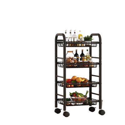 Kare Sebze Meyve 3/4/5 Katman Döner Raf Çok fonksiyonel Mutfak Depo Rack