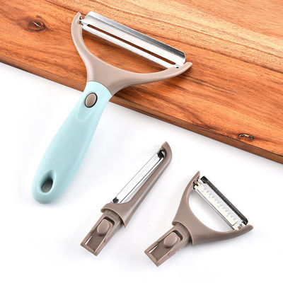 En iyi 4 adet Peeler Set Meyve Sebze Aletleri için Çok Fonksiyonlu Mutfak Cihazı