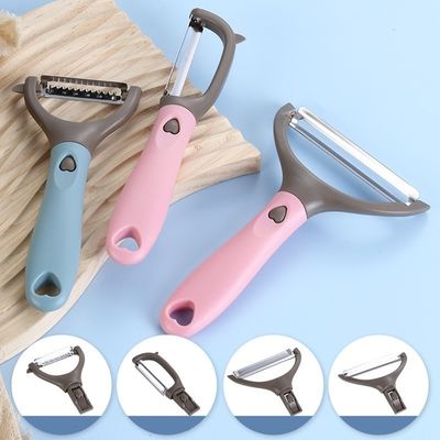 En iyi 4 adet Peeler Set Meyve Sebze Aletleri için Çok Fonksiyonlu Mutfak Cihazı