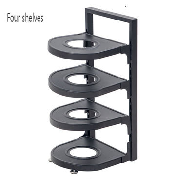 Mutfak Aygıtlarını Tutmak İçin 3 Katmanlı Pot ve Pan Organizer Özel Metal Pot Rack