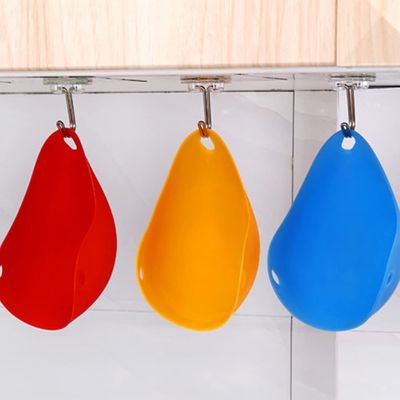 Özel Logo Silikon Mikrodalga Yumurta Avcı Kupaları Mükemmel Yumurta 9cm çapında