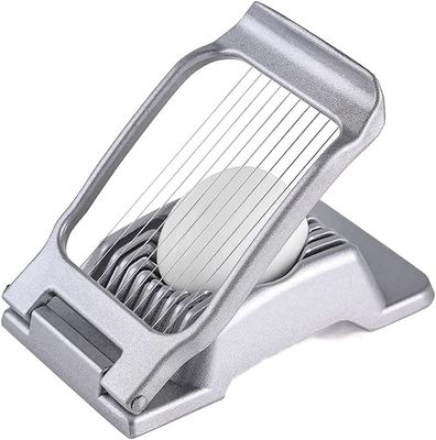 Doldurulmuş Mutfak Aletleri Elde Tutulan Metal Yumurta Kesicisi Stainless Steel Tel Yumurta Kesicisi Sert Kaynatılmış Yumurta için