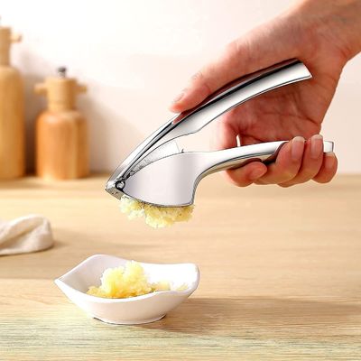 Paslanmaz çelik çinko alaşımı El Pressi Sarımsak Pressi Mutfak aletleri için el Pressi