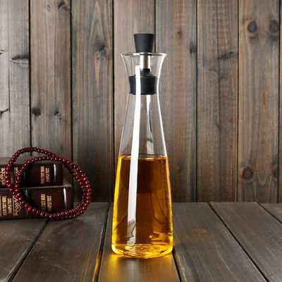 650ML/400ML cam yağ ve sirke dağıtıcı şişeler, mutfak için damlalama tasarımı yok