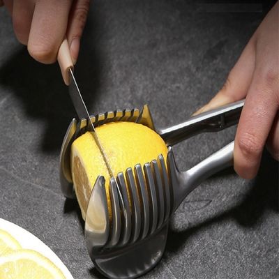 Meyve Kesme Makinesi 304 Paslanmaz Çelik El Mutfak Eşyaları Domates Kesme Lemon Kesme