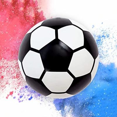 Cinsiyet Açıklama Rekviyetler Konfetti Toz Doldurucu 14*14*14cm Bebek Kutlamaları için Futbol