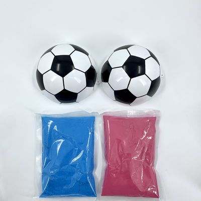 Cinsiyet Açıklama Rekviyetler Konfetti Toz Doldurucu 14*14*14cm Bebek Kutlamaları için Futbol