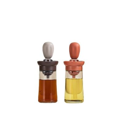 Mutfak için Zeytinyağı Üstün Cam Ölçü Yağı ve Sirke dağıtıcı şişe 6.45*20cm