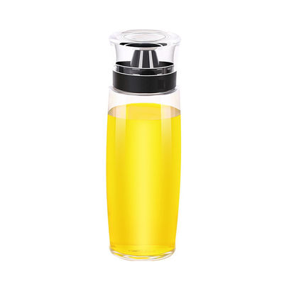 Cam Yağ püskürtücüsü sirke dağıtıcısı 280ml 9.5oz şişe ölçüm pompası ile
