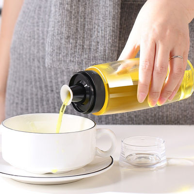 Cam Yağ püskürtücüsü sirke dağıtıcısı 280ml 9.5oz şişe ölçüm pompası ile
