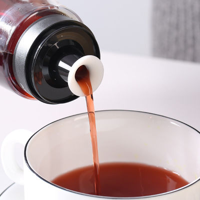 Cam Yağ püskürtücüsü sirke dağıtıcısı 280ml 9.5oz şişe ölçüm pompası ile