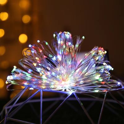 7/22/32m Su geçirmez LED Güneş Bakır Tel PVC malzemesi ile Noel ağacı lambaları Sıcak