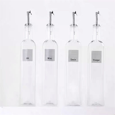 Yeşil Cam Yağ Dökücü 500ml Funnel Paslanmaz Çelik dökücü ile Mutfak Yemek için