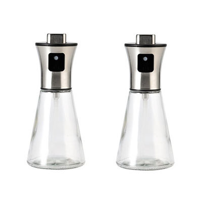 200 ml cam zeytinyağı püskürtücüsü Ekmek salatası için sirke şişesi BBQ mutfak aletleri