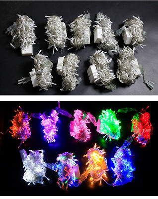 Renkli Noel Işıkları Tel 10 led / m 5m 10m PVC Su geçirmez Adreslenebilir Led