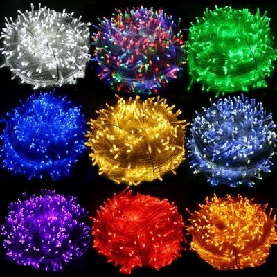 Dış Su geçirmez 300m Mor LED Peri Işıkları Noel Tatil Dekorasyonu için Çizgi Girlanda