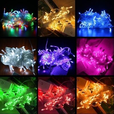 Dış Su geçirmez 300m Mor LED Peri Işıkları Noel Tatil Dekorasyonu için Çizgi Girlanda