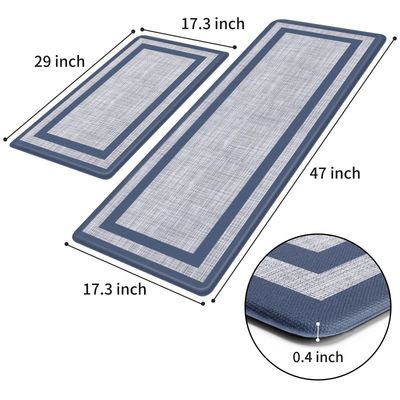 Mutfak Ofisi ve Banyo Uzun Tasarımlı PVC Malzemesi İçin Suya Karşı Kaymaz Çamaşırı