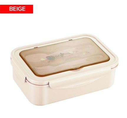 Üretim Kaşık / Çatal / Bıçak / Çubuk Kütesi BPA-Borsasız 1400 ML PP5 Çocuklar / Yetişkinler için Öğle Yemeği Kutusu